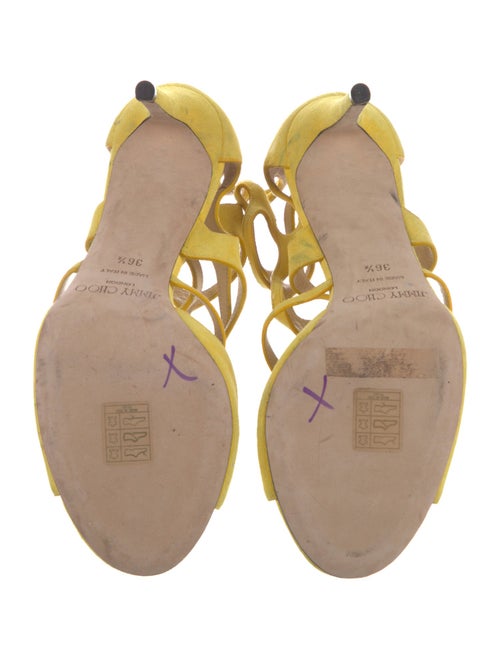 Jimmy Choo Suede Cutout Accent Sandals