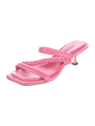 Jimmy Choo Leather Slides
