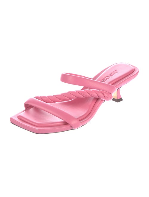 Jimmy Choo Leather Slides