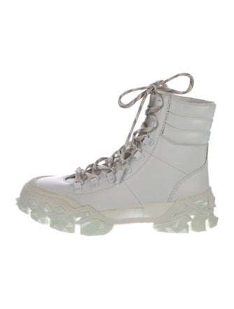 Jimmy Choo Leather Hiking Boots