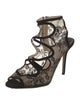 Jimmy Choo Lace Lace Pattern Slingback Pumps