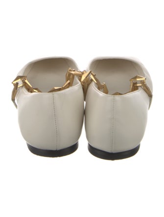 Jimmy Choo Leather Mary Jane Flats