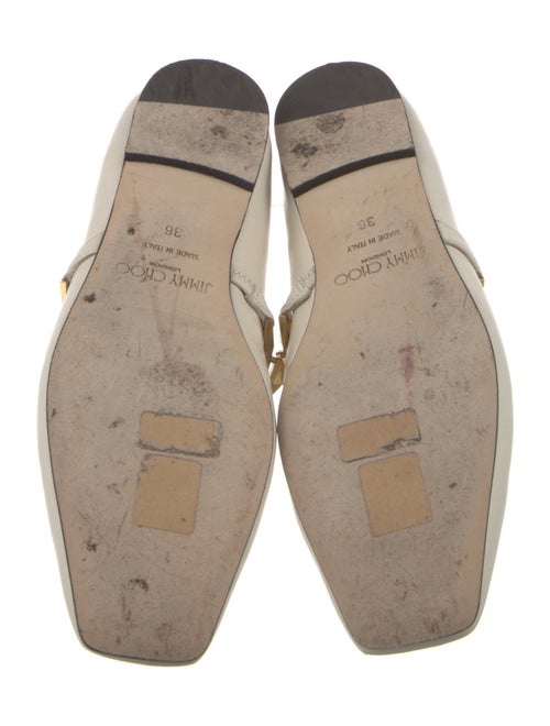 Jimmy Choo Leather Mary Jane Flats