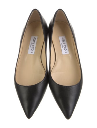 Jimmy Choo Leather Ballet Flats