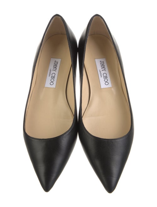 Jimmy Choo Leather Ballet Flats