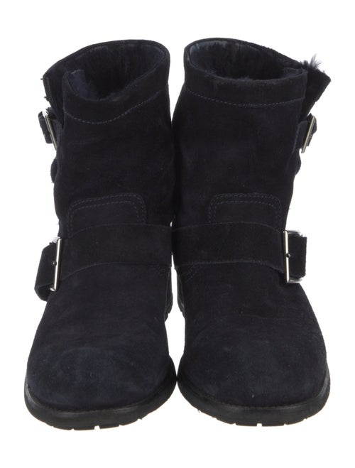 Jimmy Choo Suede Moto Boots