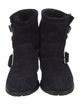 Jimmy Choo Suede Moto Boots