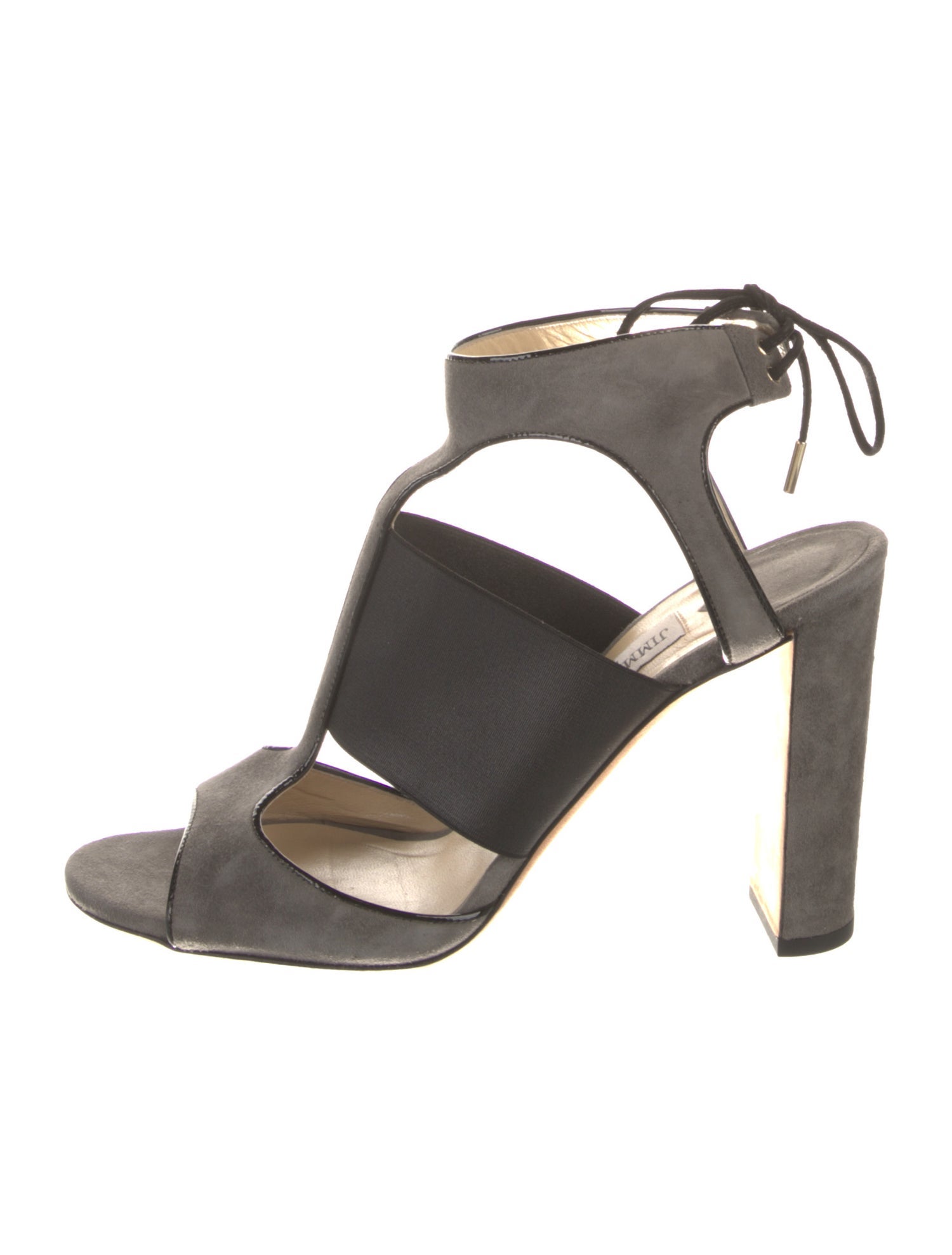 Jimmy Choo Suede Cutout Accent Sandals