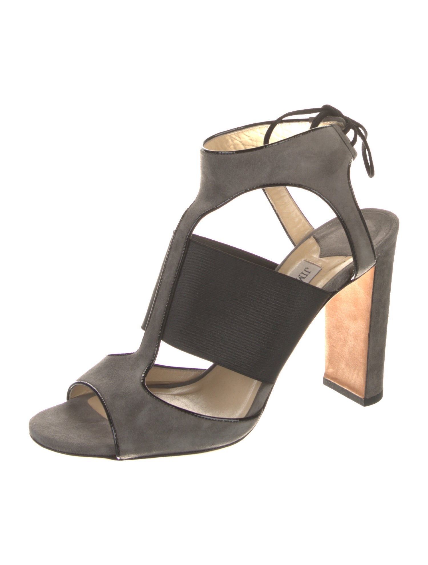 Jimmy Choo Suede Cutout Accent Sandals