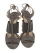 Jimmy Choo Suede Cutout Accent Sandals