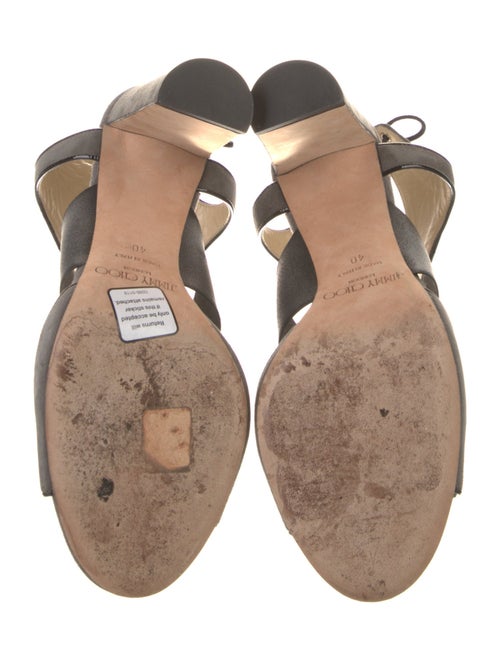 Jimmy Choo Suede Cutout Accent Sandals