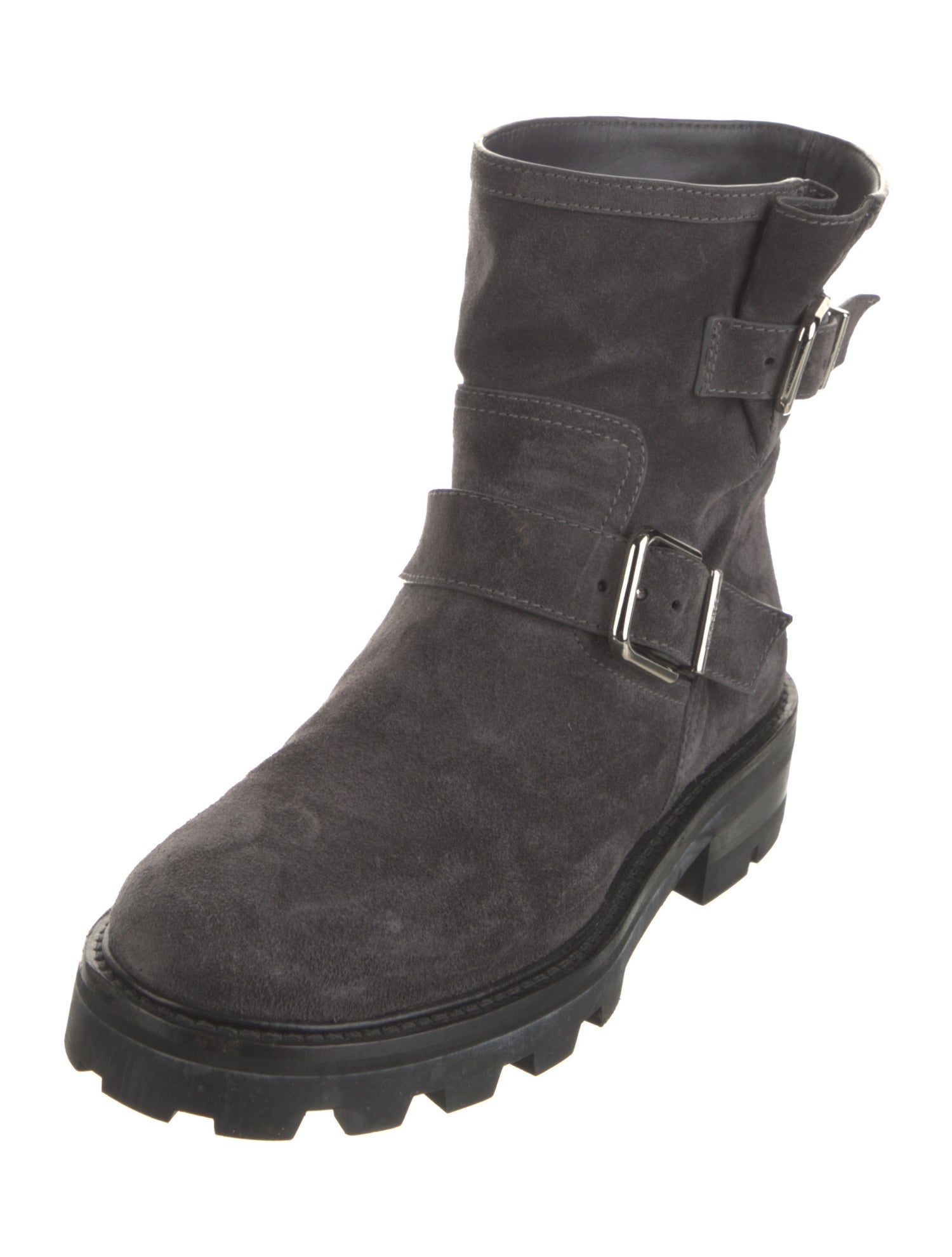 Jimmy Choo Suede Moto Boots