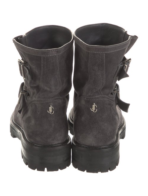 Jimmy Choo Suede Moto Boots