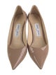 Jimmy Choo Patent Leather Leather Trim Embellishment Pumps