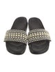 Jimmy Choo Leather Studded Accents Slides