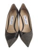 Jimmy Choo Leather Studded Accents Pumps