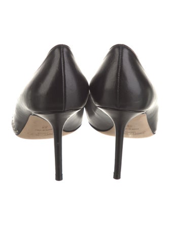 Jimmy Choo Leather Studded Accents Pumps