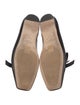 Jimmy Choo Leather Bow Accents Ballet Flats