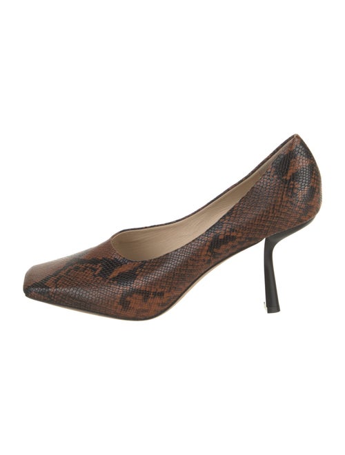Jimmy Choo GG Embossed Embossed Leather Pumps