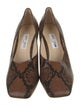 Jimmy Choo GG Embossed Embossed Leather Pumps
