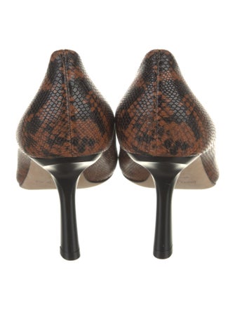 Jimmy Choo GG Embossed Embossed Leather Pumps