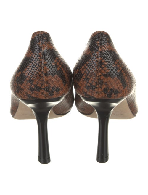 Jimmy Choo GG Embossed Embossed Leather Pumps