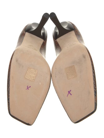 Jimmy Choo GG Embossed Embossed Leather Pumps