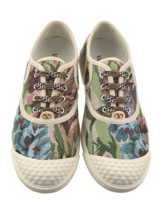 Jimmy Choo Leather Glitter Accents Mules