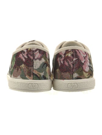 Jimmy Choo Leather Glitter Accents Mules