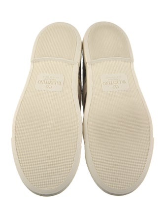 Jimmy Choo Leather Glitter Accents Mules