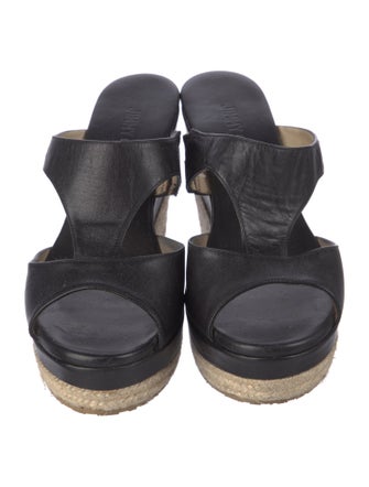 Jimmy Choo Leather Espadrilles