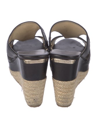 Jimmy Choo Leather Espadrilles