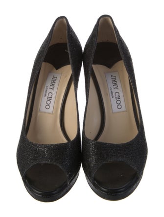 Jimmy Choo Glitter Pumps