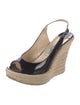 Jimmy Choo Raffia Slingback Sandals