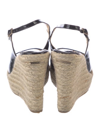 Jimmy Choo Raffia Slingback Sandals