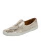 Jimmy Choo Leather Animal Print Sneakers