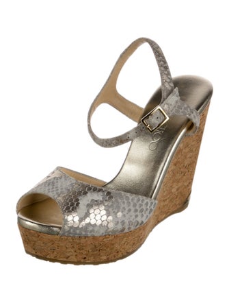 Jimmy Choo Animal Print Espadrilles