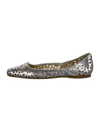 Jimmy Choo Leather Ballet Flats
