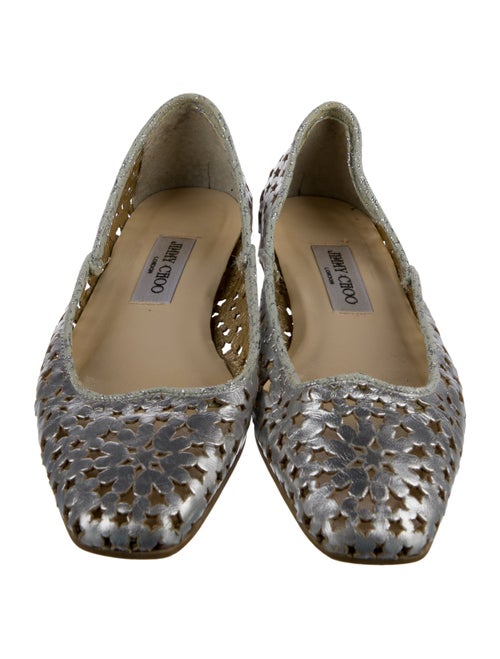 Jimmy Choo Leather Ballet Flats