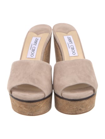 Jimmy Choo Suede Slides