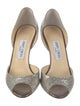 Jimmy Choo Glitter D'Orsay Pumps