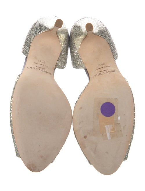 Jimmy Choo Glitter D'Orsay Pumps