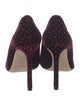 Jimmy Choo Velvet Crystal Embellishments Pumps