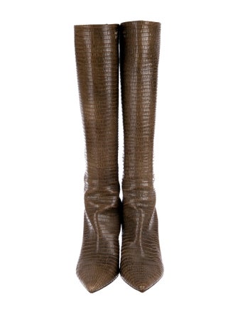 Jimmy Choo Snakeskin Animal Print Boots