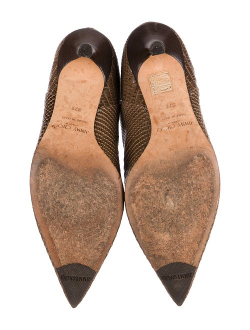 Jimmy Choo Snakeskin Animal Print Boots