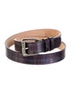 Jimmy Choo Skinny Canvas Belt