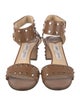 Jimmy Choo Leather Studded Accents Sandals