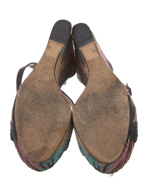 Jimmy Choo Leather Printed Sandals