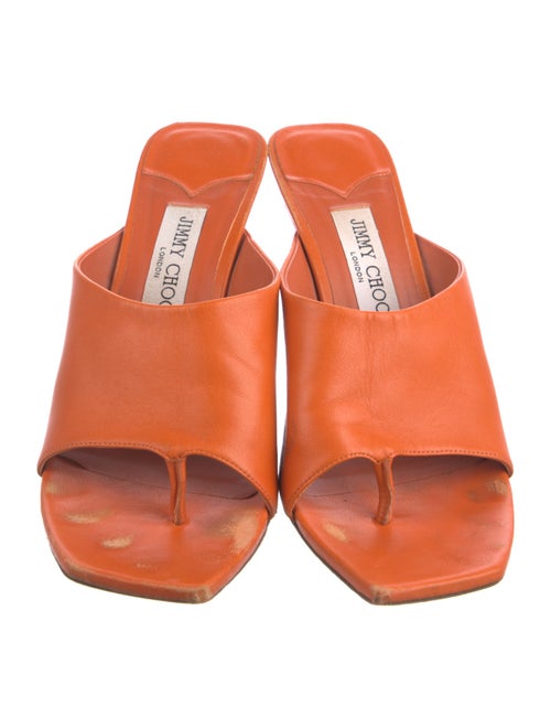 Jimmy Choo Leather Slides