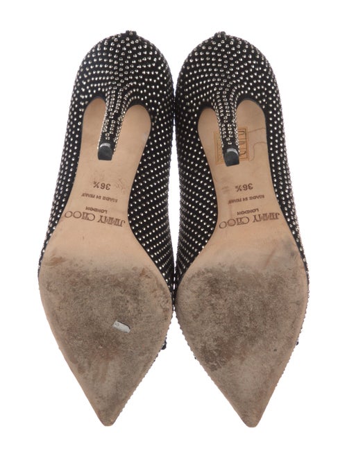 Jimmy Choo Suede Bow Accents Pumps